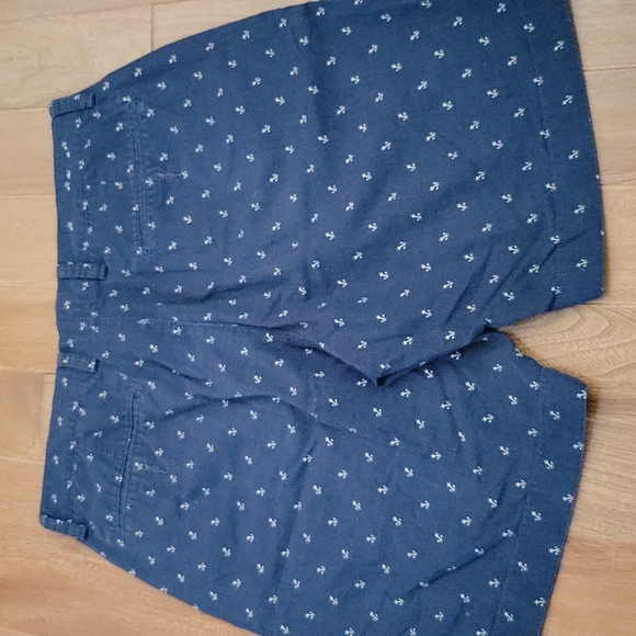 Men's J. Crew Gramercy 9" Shorts Navy anchor print 31 waist - Picture 4 of 4